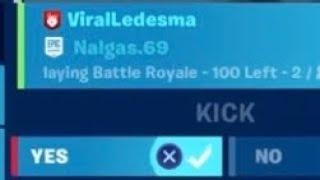 How to Kick Your Friends Mid Fortnite Game ... (Still working 2019!!)