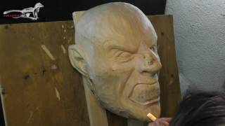 Резьба по дереву "Wooden mask" ►► Timelapse