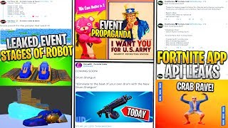 *NEW* Fortnite: LEAKED ROBOT VS CATTUS MONSTER, Drum Shotgun Soon, 8 Stages of Robot, FORTNITE ARMY!