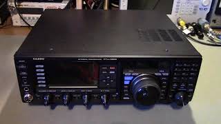 Yaesu FTDX-3000 DVS-6 digital voice memory unit installation.