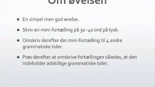Videolektion: Skriftlig øvelse 4