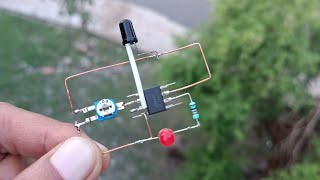 DIY FIRE SENSOR WITH IC UA741