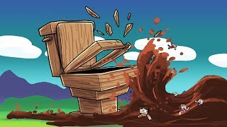 Minecraft | BASE VS POOP TSUNAMI - Tsunami Challenge! (Does it Smell?)