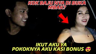 PRANK TAXI ONLINE!! CEWE MANIS BAPER SAMPAI DI PAKSA SURUH IKUT DIA KESITU?!! BONUS LAGI