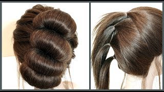 Простой способ прически на короткие волосы для себя.Easy hairstyle for short hair for yourself