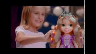 Рекламный ролик кукла Disney Princess Рапунцель со светящимися волосами