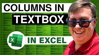 Excel TextBox With Many Columns - 2459