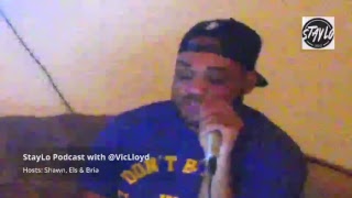 #LIVE • @StayLoPod with guest @VicLloyd hosted by @ShawnxGrant @Els20_3 & Bria • Mildsauce.co/Radio