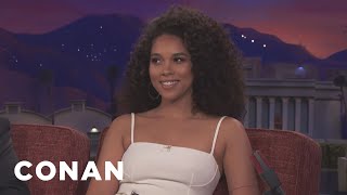 Alexandra Shipp’s Imaginary Friend Was Elvis Presley  - CONAN on TBS