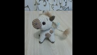 Мастер класс по вязанию игрушки Бычок крючком//Часть1//Голова и́ мелкие детали