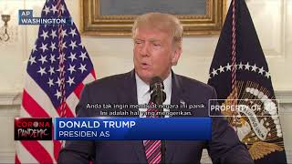 Merahasiakan Keganasan Corona, Trump Tak Mau Publik Panik