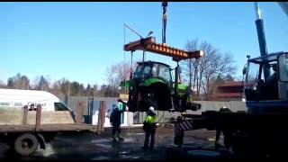 Работа автокрана 32т  Камаз КС 55 729 1В