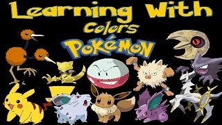 Learning with Pokemon - Colors