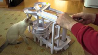 猫も大好き、ビー玉転がしコースター  - Marble Roller Coaster -