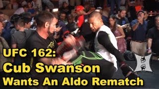 UFC 162's Cub Swanson Talks Siver Fight, Aldo Rematch + Shows Skills at Open Workout