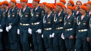 Необычный пожарный биатлон