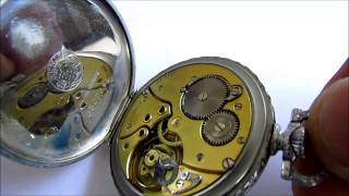 Zenith vintage men's pocket watch movement 17-1