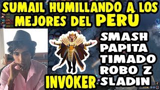 SUMAIL HUMILLANDO A SMASH, TIMADO, PAPITA, ROBO Z Y SLADIN | DOTA 2