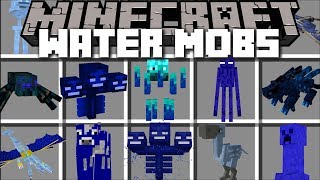 Minecraft SCARY WATER MOBS MOD / EVIL WATER CREATURES APPEAR!! Minecraft