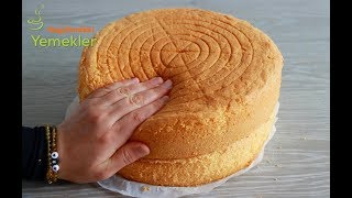 ❗❗ YUMURTANIN SARISI VE BEYAZINI AYIRMADAN PAMUK PANDİSPANYA YAPTIM ? SÜNGER PASTA KEKİ TARİFİ ✅