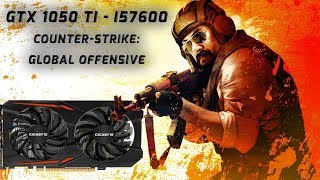 Gtx 1050 ti~i5 7600 CSGO Benchmark