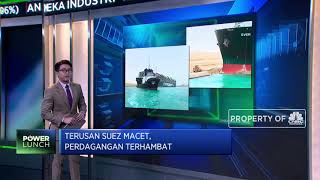 Terusan Suez Macet, Perdagangan Terhambat