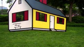 Optical Illusion Scupture House