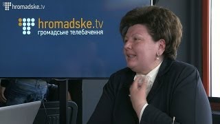 Анжеліка Лабунська в студії hromadske.TV