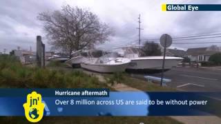 New Jersey in chaos after superstorm hits East Coast