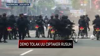 Demo Tolak UU Ciptaker Rusuh!