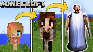 GRANNY ENTWICKLUNG IN MINECRAFT - VOM MÄDCHEN ZUR GRANNY
