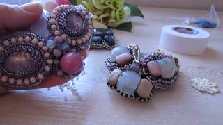 Как сделать брошь мотылек. Как обшить крыло бисером.  how to make a moth brooch