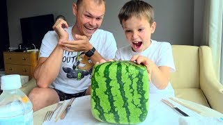 ЗмЕя и кВаДрАТНый АрБУз и МАлЬЧИКИ прОТив ДЕвоЧеК CHalLenGE в Токио 2018