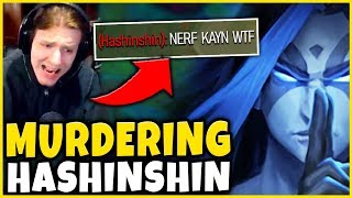 #1 KAYN WORLD DESTROYS HASHINSHIN IN CHALLENGER (HE RAN IT DOWN) - League of Legends