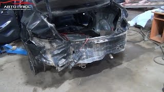 Hyundai Solaris. Ремонт задней части с использованием донора
