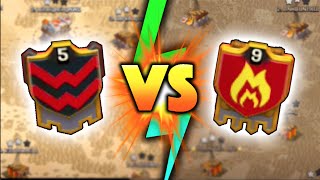 Clash of Clans - CAN WE DO IT? LEVEL 9 VS LEVEL 5 CLAN! CoC Underdog Clan War!