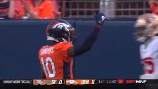 Emmanuel Sanders hasn’t lost a step after Last year’s Achilles injury