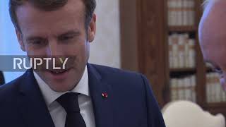 Holy See: 'I am still alive' - Pope Francis tells Macron during Vatican City meeting