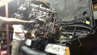 '94 Volvo 850 Turbo 2.3L B5234 engine pull