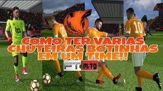 Como Ter Chuteiras (BOTINHAS) de várias (CORES) num só time TUTORIAL!!! (FT-MITO)