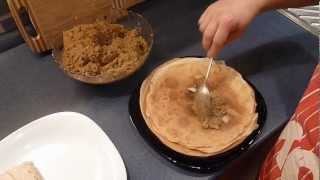 Pancakes Stuffed with Ground Meat.
