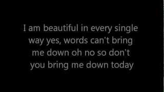 Christina Augilera beautiful Lyrics