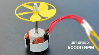 Making Jet Speed 50000RPM BLDC Motor Using PVC Pipe