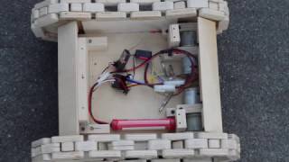 RC Wooden Tank Demo