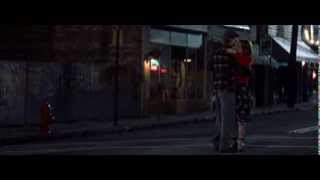 Noah and Allie dancing in the street