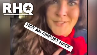 Airport Life Hack Reveals Disturbing TikTok Trend