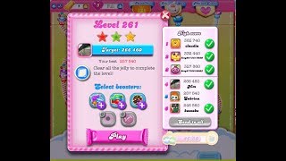 CANDY CRUSH SAGA LEVEL 261 COMPLETED!