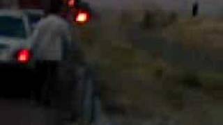 tanker exploding in tehran-ghom road.