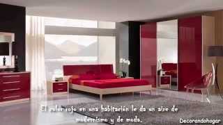 Decorar Dormitorio en Rojo | Habitación en color Rojo