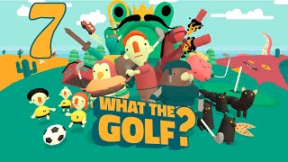 Прохождение WHAT THE GOLF Серия 7 "Король лягушек против гольфа"